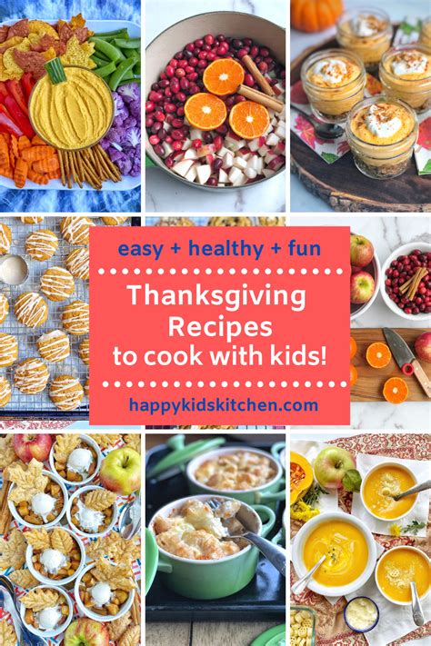 Thanksgiving Recipes to Cook with Kids - Happy Kids Kitchen by Heather ...