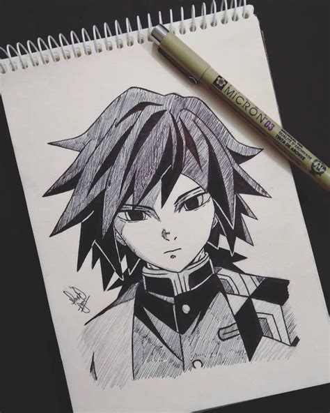 Anime/Manga Art | 17k+ on Instagram: “Giyuu Tomioka inked😍 Hope u all ...