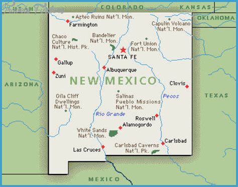 Los Alamos New Mexico Map - TravelsFinders.Com