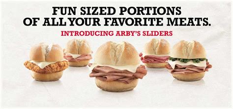 Arby's Releases An Entire SLIDERS Menu For Bite-Sized Appetites