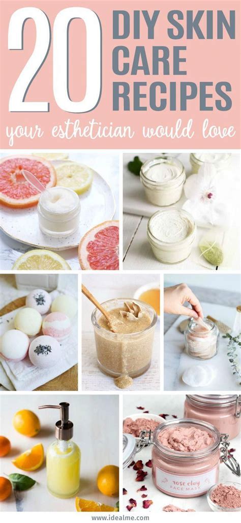 20 DIY Skin Care Recipes Your Esthetician Would Love - Ideal Me | Diy ...