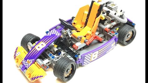 LEGO Technic Race Kart (Go-Cart) Review, Set 42048 - YouTube