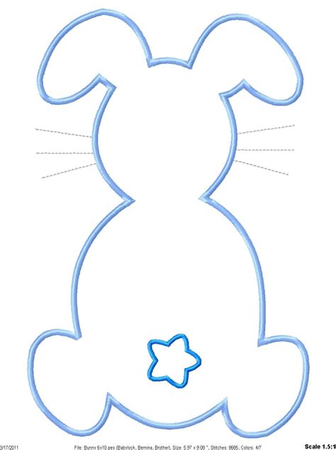 Easter Bunny Cutouts Printable