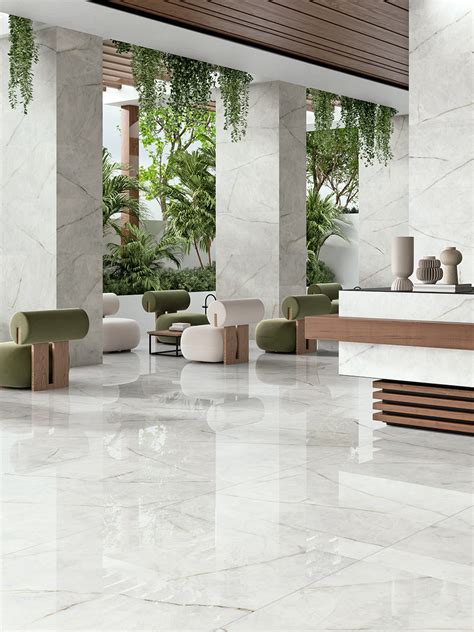 Quartz Polished Porcelain Tile - 1200x600mm