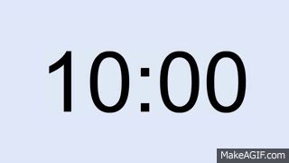 10 minute timer on Make a GIF