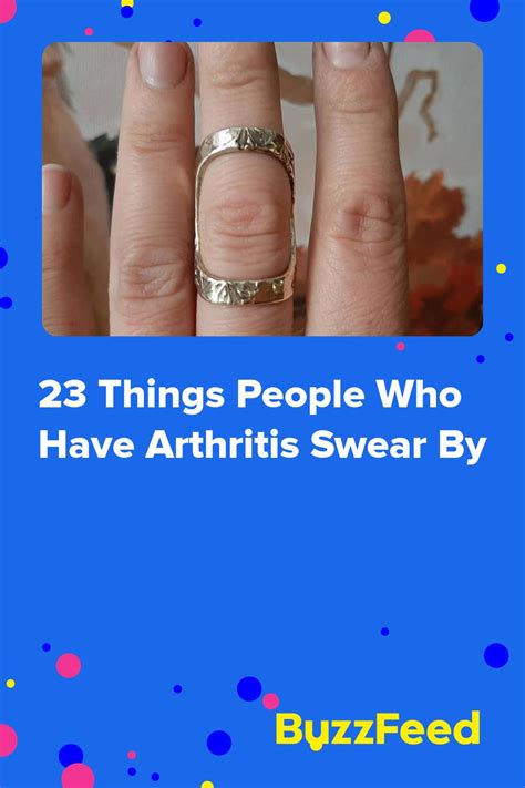 23 Things People Who Have Arthritis Swear By Exercise For Rheumatoid ...