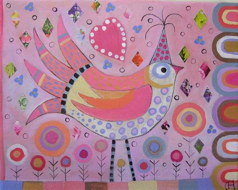 Polykromos: Folk Art Bird Painting