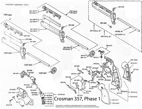 BARREL LATCH & RUBBER PELLET NOS Vintage OEM Crosman MODEL 357 Pistol ...