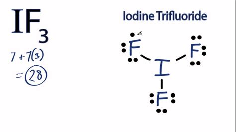 IF3 Lewis Structure: How to Draw the Lewis Structure for IF3 - YouTube