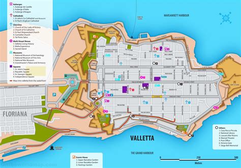 Valletta Tourist Attractions Map | Images and Photos finder