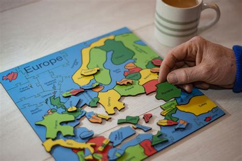 Countries of Europe Jigsaw Puzzle Heirloom Puzzles Wooden Jigsaw Puzzle ...