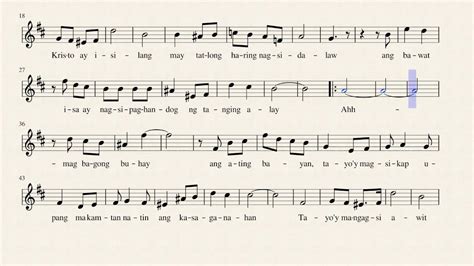 21++ Ang pasko ay sumapit sheet music info · Music Note Download