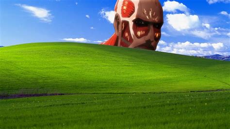 Colossal Titan shows up in the Windows XP wallpaper HD Wallpape ...