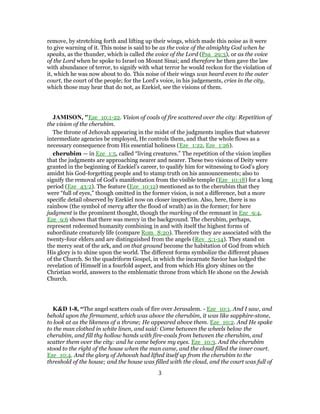 Ezekiel 10 commentary | PDF