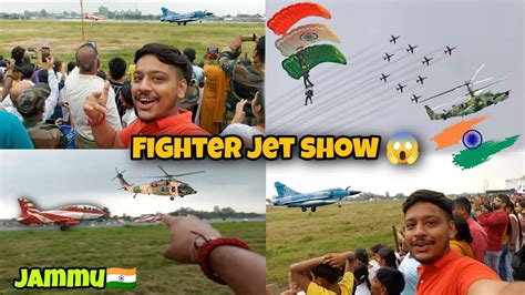 Fighter Jet Air Show (First Time In Jammu) 🇮🇳#dailyvlog - YouTube