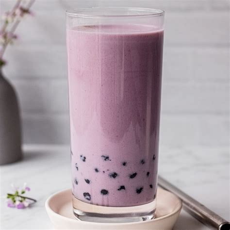 Easy Taro Milk Tea (Taro Bubble Tea) - The Oregon Dietitian