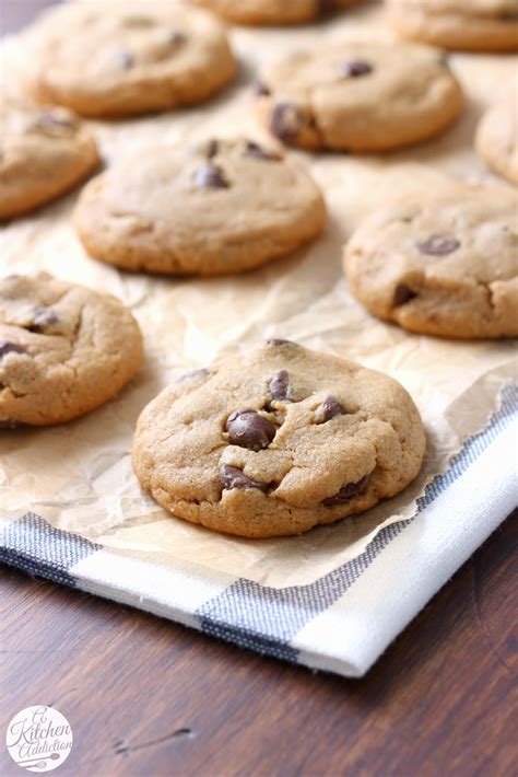 Flourless Peanut Butter Chocolate Chip Cookies - A Kitchen Addiction