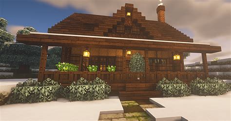 Minecraft | How to Build a Winter Cabin | Snowy Cottage Tutorial - Ko ...