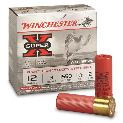 Winchester Super-X, 12 Gauge, 3", 1-1/8 oz. Waterfowl XPert High ...