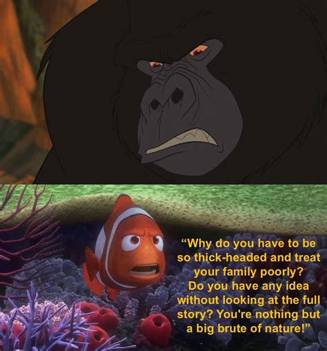 Marlin confronts Kerchak by DarkMoonAnimation on DeviantArt