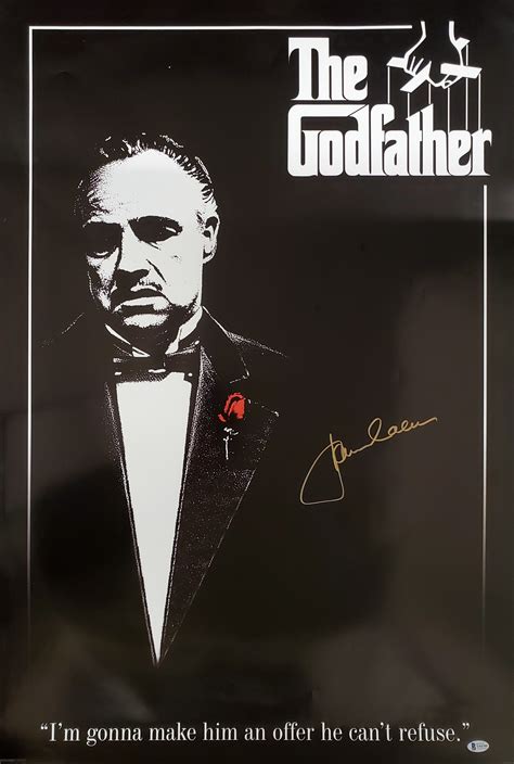 Charitybuzz: James Caan Signed The Godfather Poster - Lot 2222502