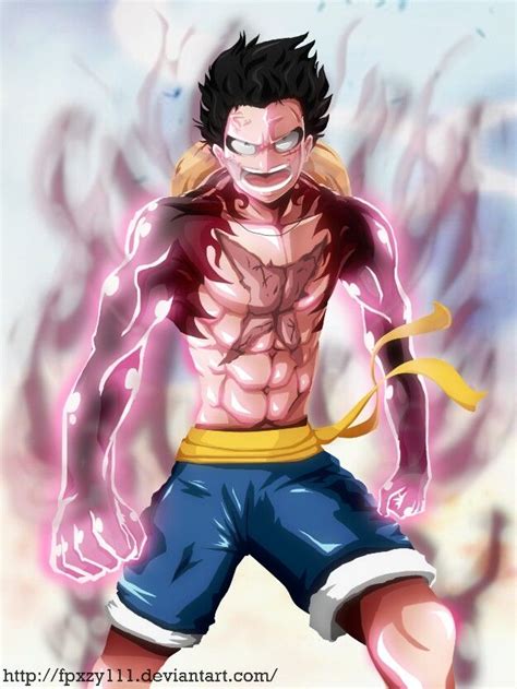 Luffy Haki One Piece Deviantart | Luffy gear fourth, One piece, Anime