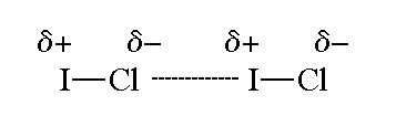 What are the intermolecular forces in iodine monochloride? | Socratic