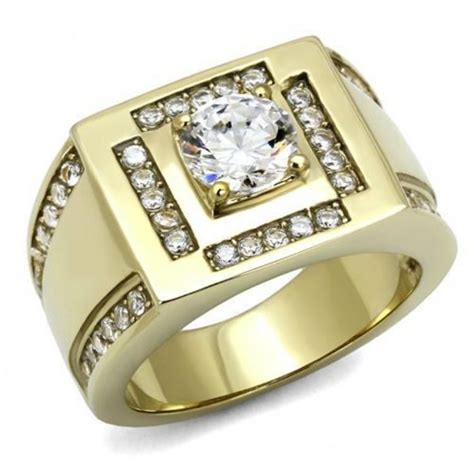 Dazzle just for you! | Mens stainless steel rings, Men diamond ring ...