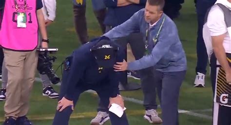 Jim Harbaugh Surprised By Brother John at CFP Title Game