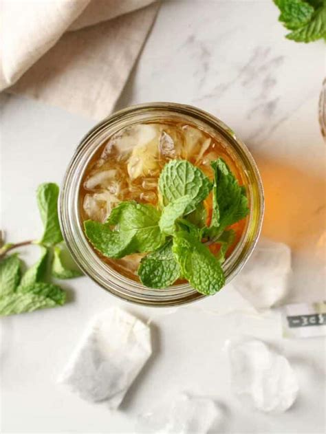 How To Make The Best Iced Green Tea with Fresh Mint - The Midwest ...