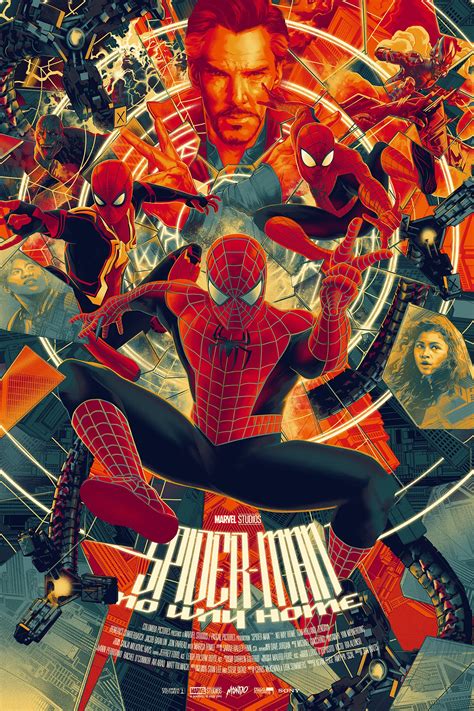 Spider-Man: No Way Home "Peter-Two" Variant (Timed Edition) Poster – Mondo