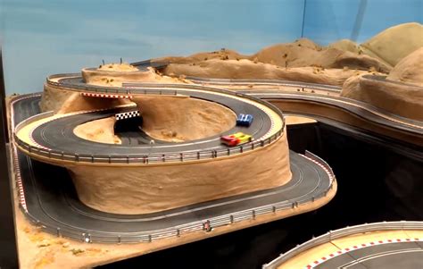 Slot Car Layout at Wroxham Miniature Worlds | Slot cars, Slot car ...