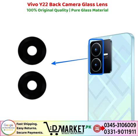 Vivo Y22 Back Camera Glass Lens Price In Pakistan | Fast+Secure!