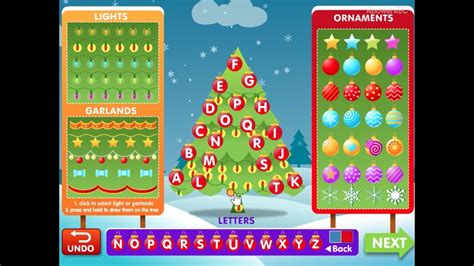 ABCya Christmas Tree Fun Alphabet A-Z ABC's | Videos and Games for Kids ...