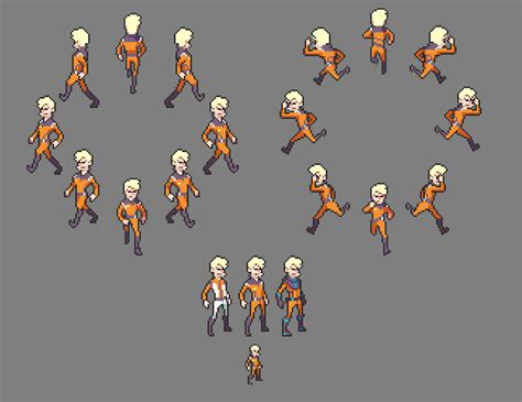 ArtStation - Brick's character set and animations, Juanga Jaén | Pixel ...