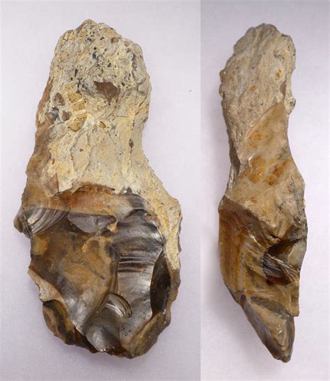 ENGLAND TWYDALL ACHEULIAN HAND AXE ROCHESTER MUSEUM BRITISH LOWER ...