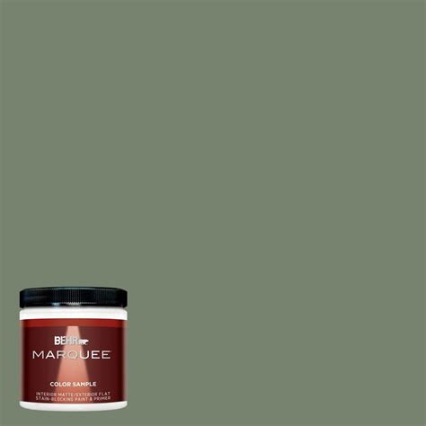 BEHR MARQUEE 8 oz. #MQ6-16 Gazebo Green Interior/Exterior Paint Sample ...