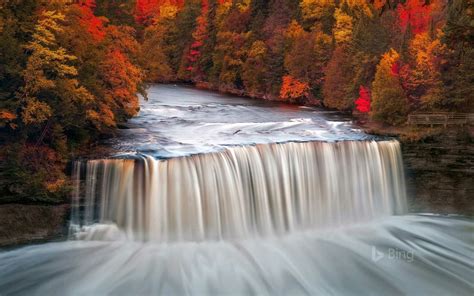 Pin by Michelle on Bing Daily Wallpapers | Tahquamenon falls, State ...