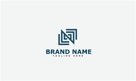 N Logo Design Template Vector Graphic Branding Element. 10813681 Vector ...