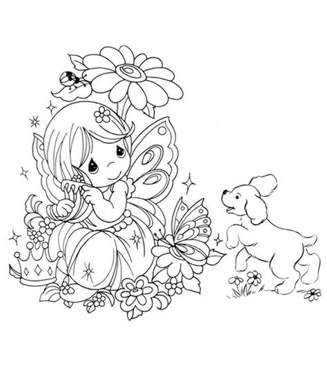 Fairy Garden Coloring Pages Coloring Pages