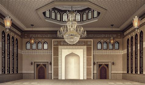 El Damam West Mosque Interior Design :: Behance