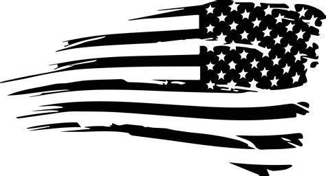 Printable American Flag Clipart Black And White 17860 | The Best Porn ...