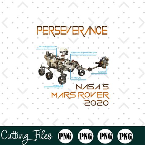 Perseverance Png Nasa's Mars Rover PNG 2020 PNG NASA | Etsy