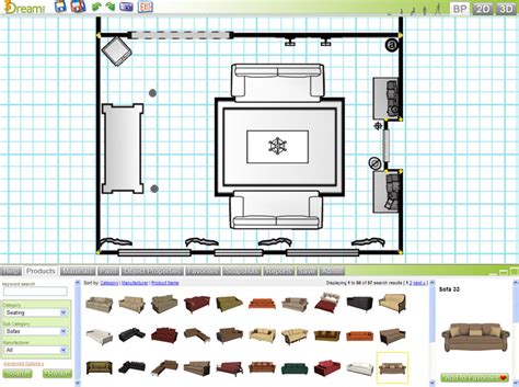 Free room planner – Sminkebord med speil og lys