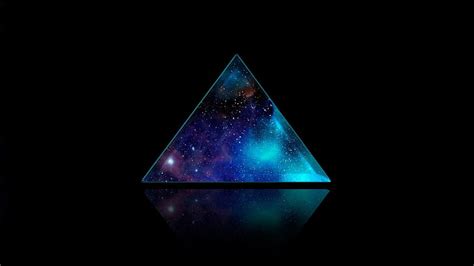 Space Triangle Wallpaper