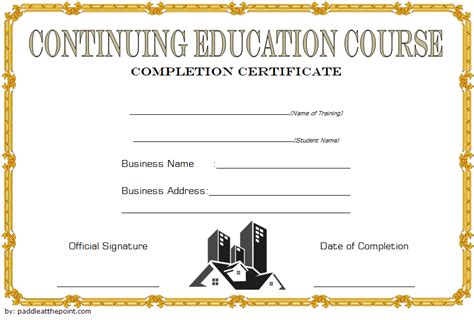 FREE Social Work CEU Certificate Template 3 | Certificate templates ...