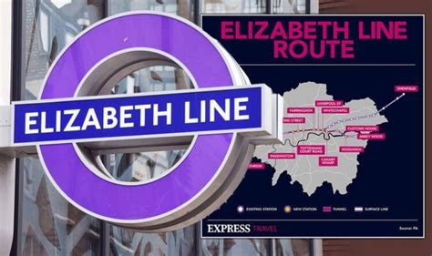 Elizabeth Line route map: Every stop on the Elizabeth Line - When will ...