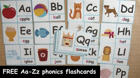 Free Printable Phonics Flashcards With Pictures - FREE PRINTABLE TEMPLATES