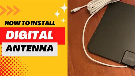 How to Install a Digital Antenna on Your Smart TV - YouTube