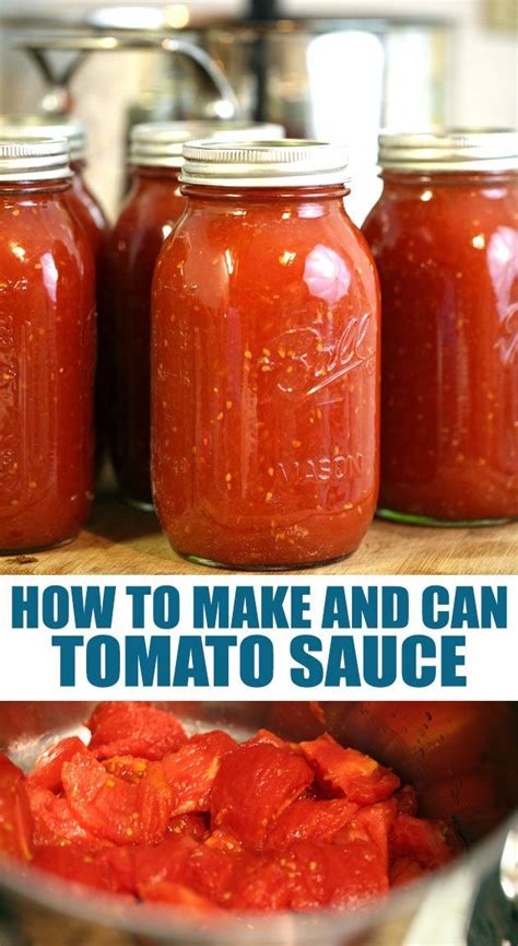 Canning Tomato Sauce | Recipe | Canning tomatoes recipes, Home canning ...